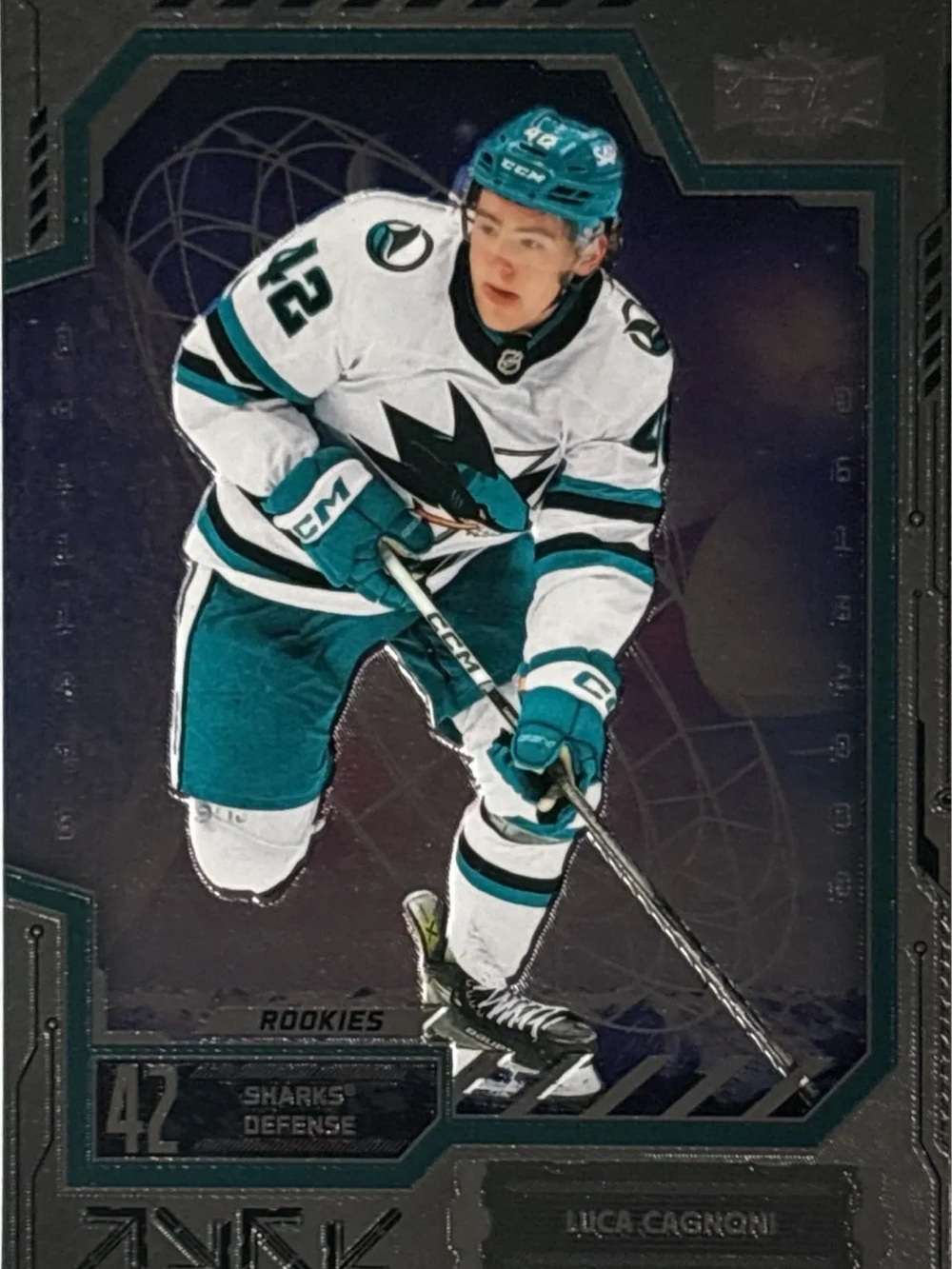 Skybox Luca Cagnoni Hockey Rookie Card